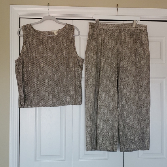 Eileen Fisher Tops - Eileen Fisher two piece set tank and pants large